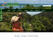 Tablet Screenshot of belizejunglemasters.com